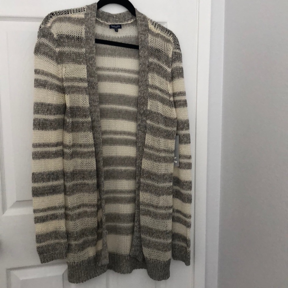New Splendid Striped Cardigan